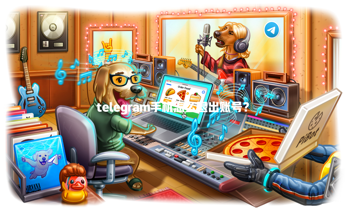telegram手机怎么退出账号? 一